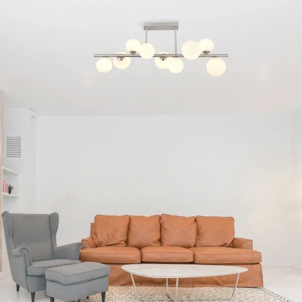 Globo 56140-9D - LED Csillár rúdon RIHA 9xG9/3W/230V króm