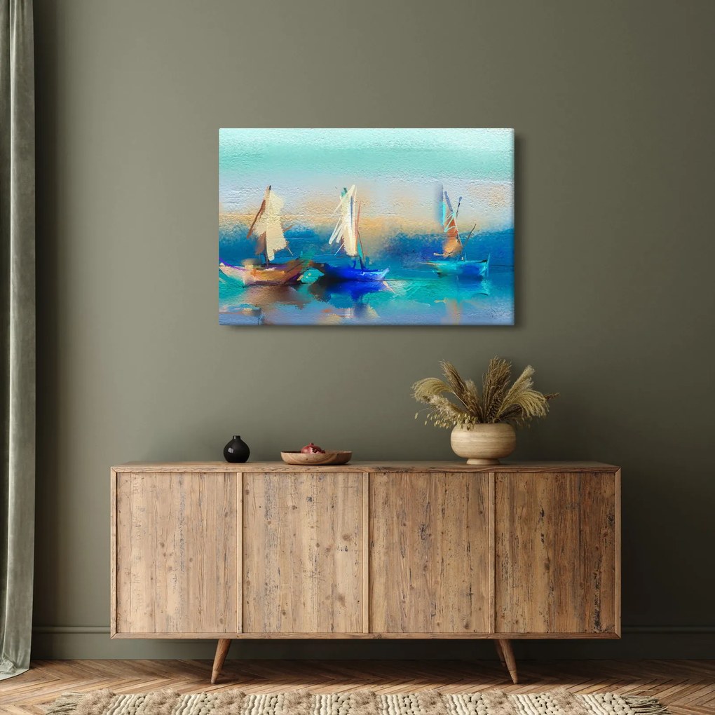 Kép - Tájképfestészet, festészet (90x60 cm)