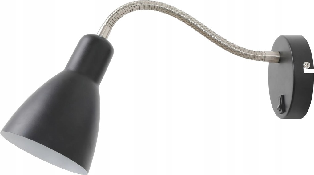 Fali lámpa fekete E27 max 25W Gtv