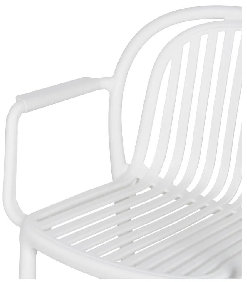 Fehér műanyag étkezőszék Alia – Ixia