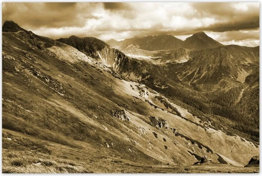 Poszterek 120x80 Tátra Lengyel hegyek Kilátás