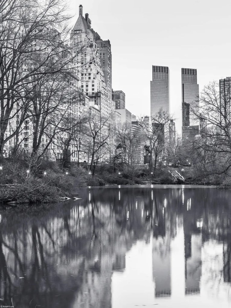 Poszter 30x40cm Központi park Manhattan panorámával 4, Assaf Frank