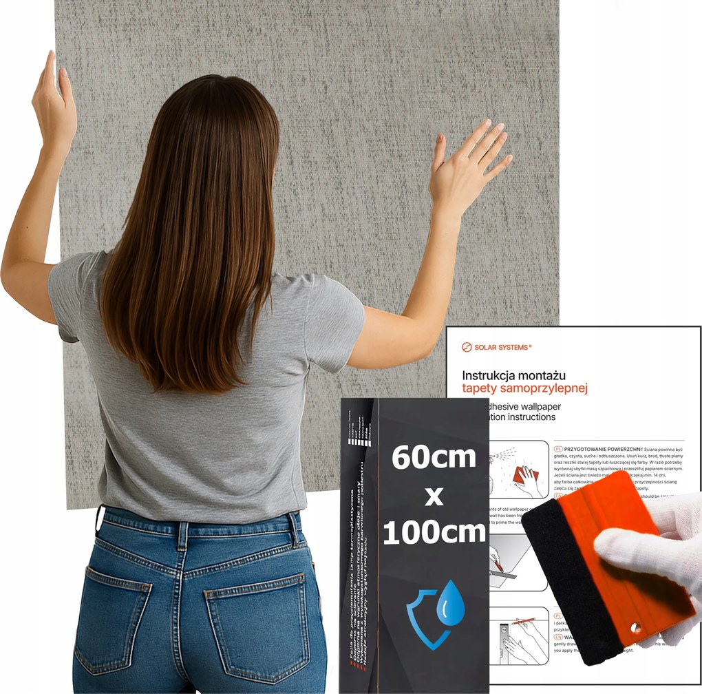 Öntapadós tapéta Vízálló Konyha Fal Bútor Szövet