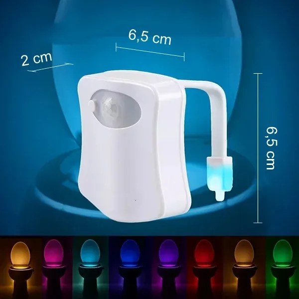 Zaparkorun LED WC csésze világítás