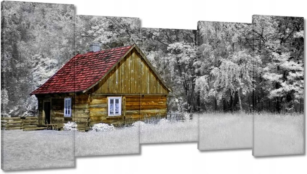 Festmények 150x80 Fa ház Bale