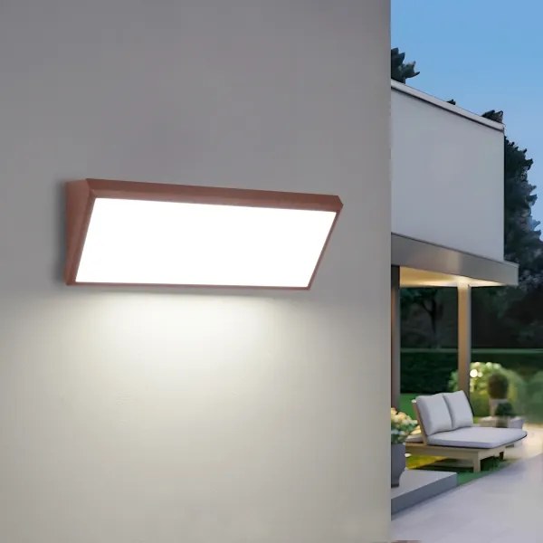 Brilagi - LED kültéri fali lámpatest TRIANGLE LED/42W/230V 3000/4000/6500K barna IP65