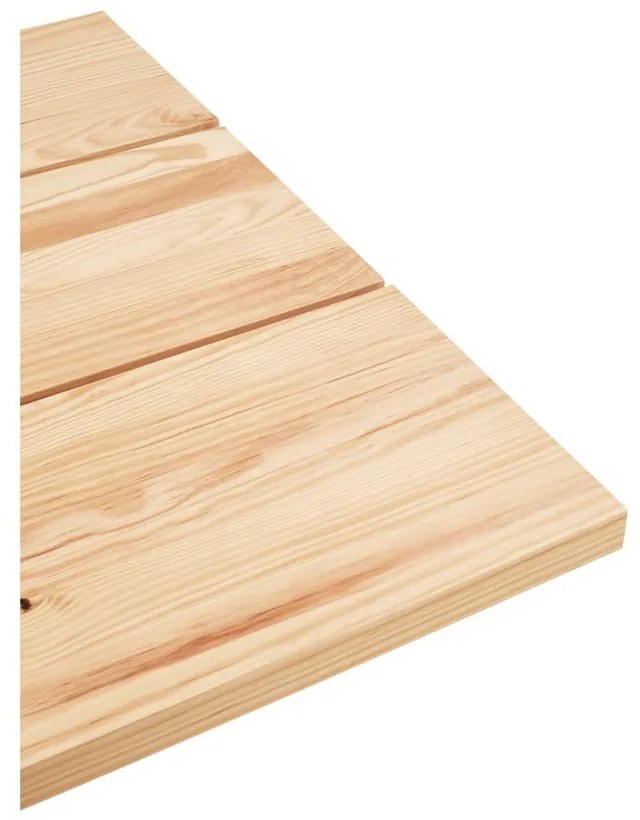 Étkezőasztal borovi fenyő asztallappal 100x180 cm Banda – Teulat