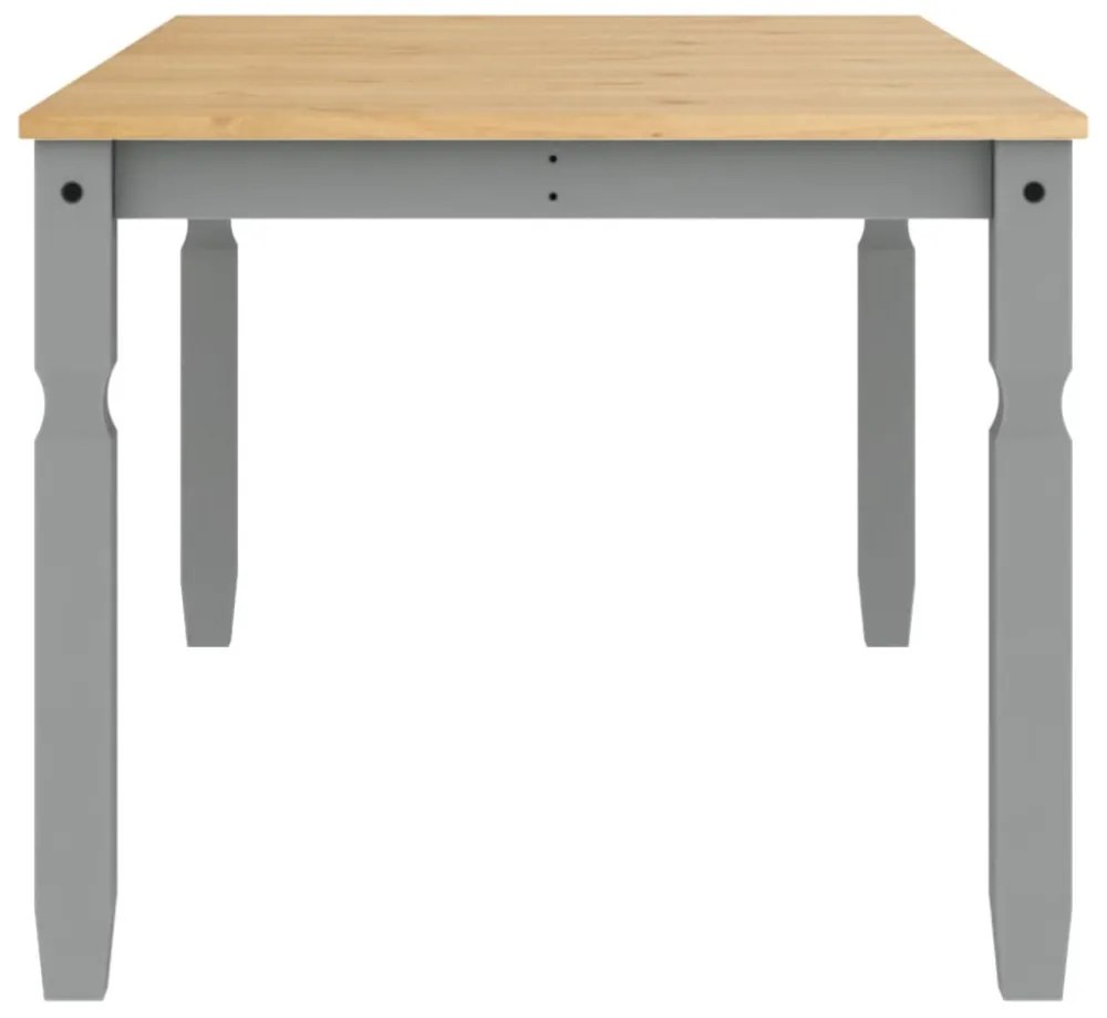Corona szürke tömör fenyőfa ebédlőasztal 180 x 90 x 75 cm
