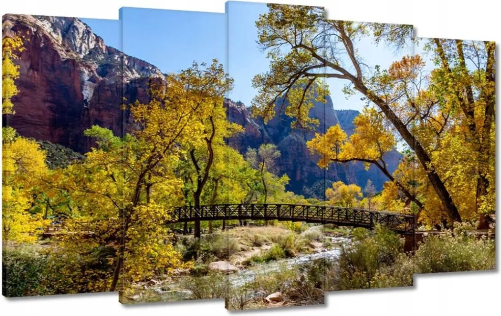 Festmények 100x60 Híd Építészet Tájkép