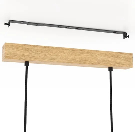 Eglo 900313 - Csillár zsinóron CASTRALVO 3xE27/40W/230V