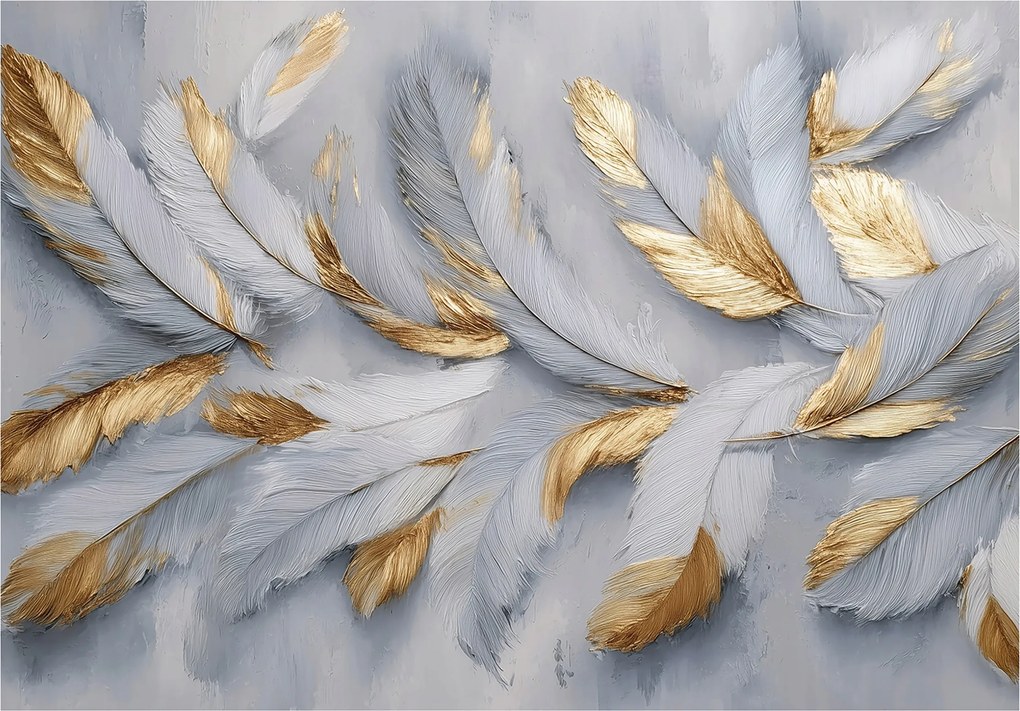 Fotótapéta Tollak Glamour Arany Hálószoba Nappali Tapéta Flizelina 300x210