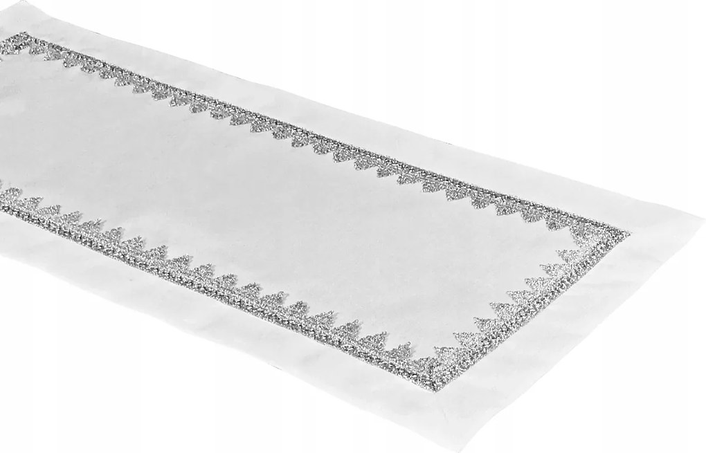 Futófelület Fényes Cérnával És Applikációval 40x220