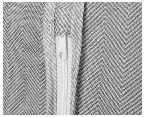 Compactor Boston öltöny és rövid ruha védőhuzat, 60 x 100 cmszürke, S