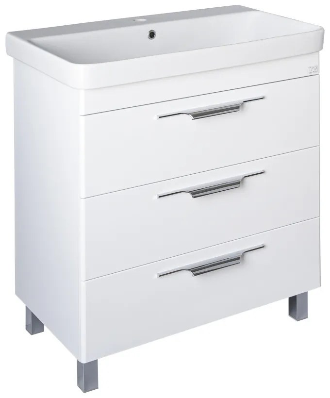 TMP TRIO 80 álló fürdőszobabútor - Sanovit LUXURY - 11080 mosdóval - 80,5 x 46cm