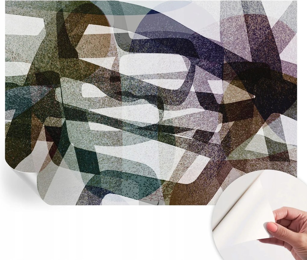 Öntapadós Dekoratív Fotótapéta Hálószobába Színes ívek 312x219 cm