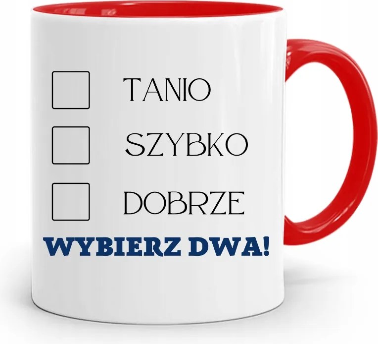 Munkavállalóknak Piros Bögre Olcsón Gyorsan Jól Nyomtatott Fényképpel