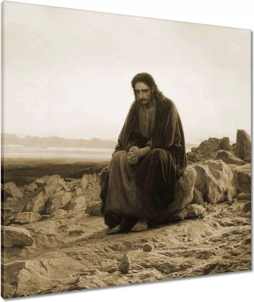 Vászonkép 80x80 Jézus a kertben Ima