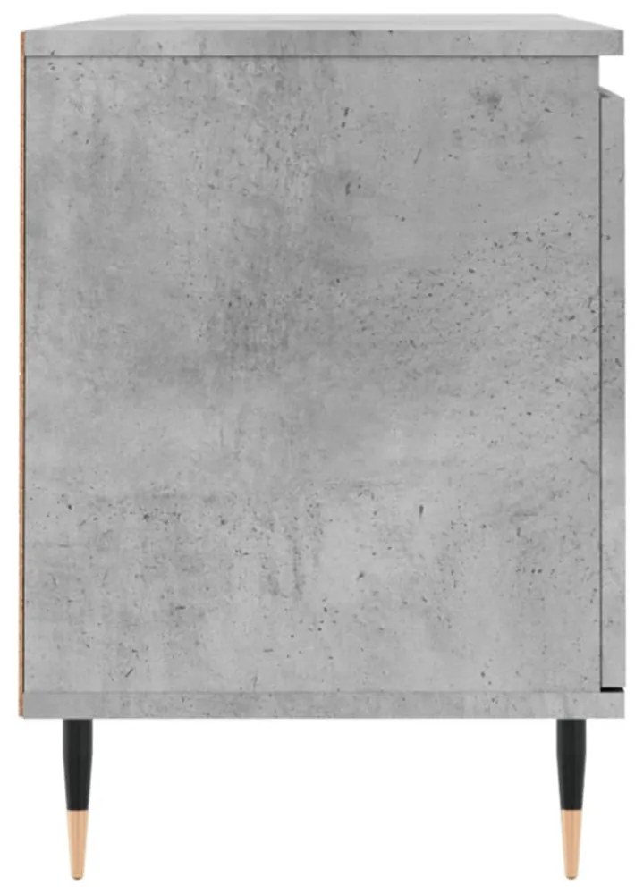 betonszürke szerelt fa TV-szekrény 104x35x50 cm