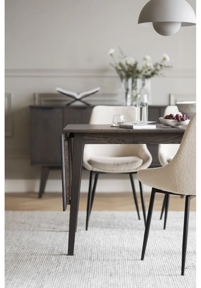 Tölgyfa bővíthető étkezőasztal 120x80 cm Filippa - Rowico