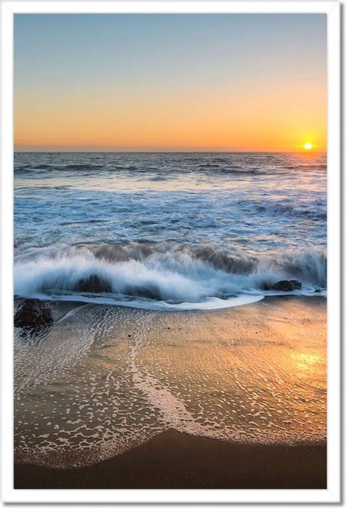 Poszterek keretben 40x60 Naplemente tengerpart