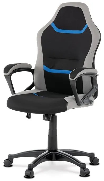Gamer Irodai Forgószék Fekete Szövet Kárpittal KA-L611 BLUE