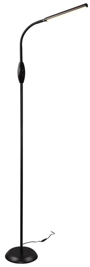 Fekete LED állólámpa (magasság 145 cm) Toro – Trio