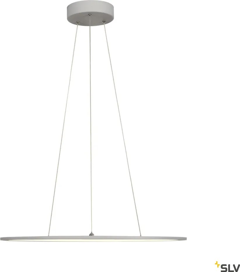 SLV 1003047 PANEL Modern Led Függesztett Lámpa Szürke LED IP20