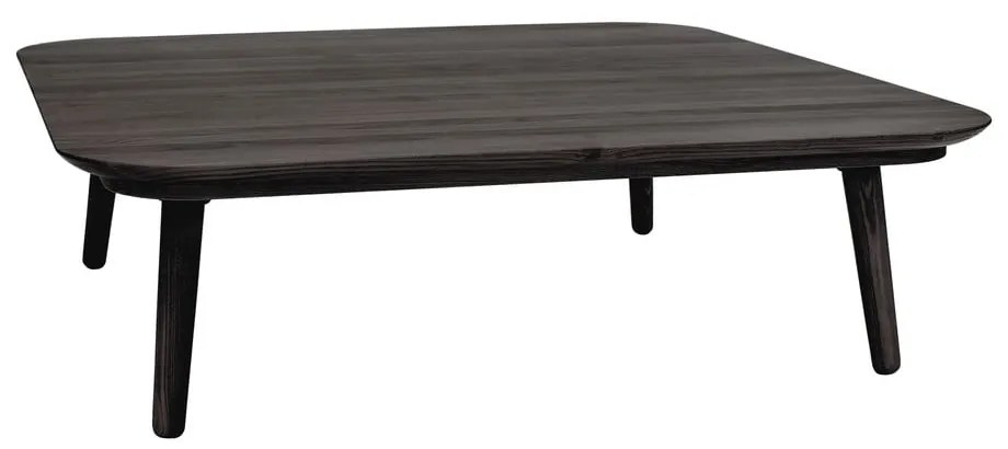 Contrast Tetra szürke kőrisfa dohányzóasztal, 110 x 110cm - Ragaba