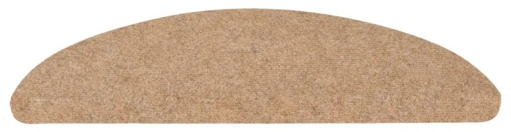 10 db bézs öntapadó lépcsőszőnyeg 65 x 22,5 x 3,5 cm