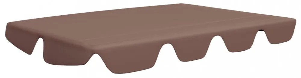 barna csere ponyva kerti hintaágyhoz 188/168 x 145/110 cm