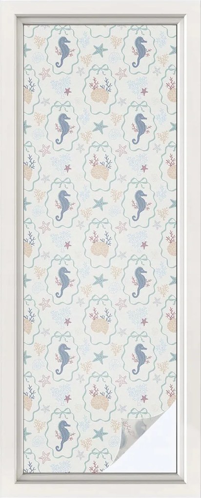 Furnér Ablakfólia Szélvédőre Adatvédelem Tengeri csikóhalak 50x146