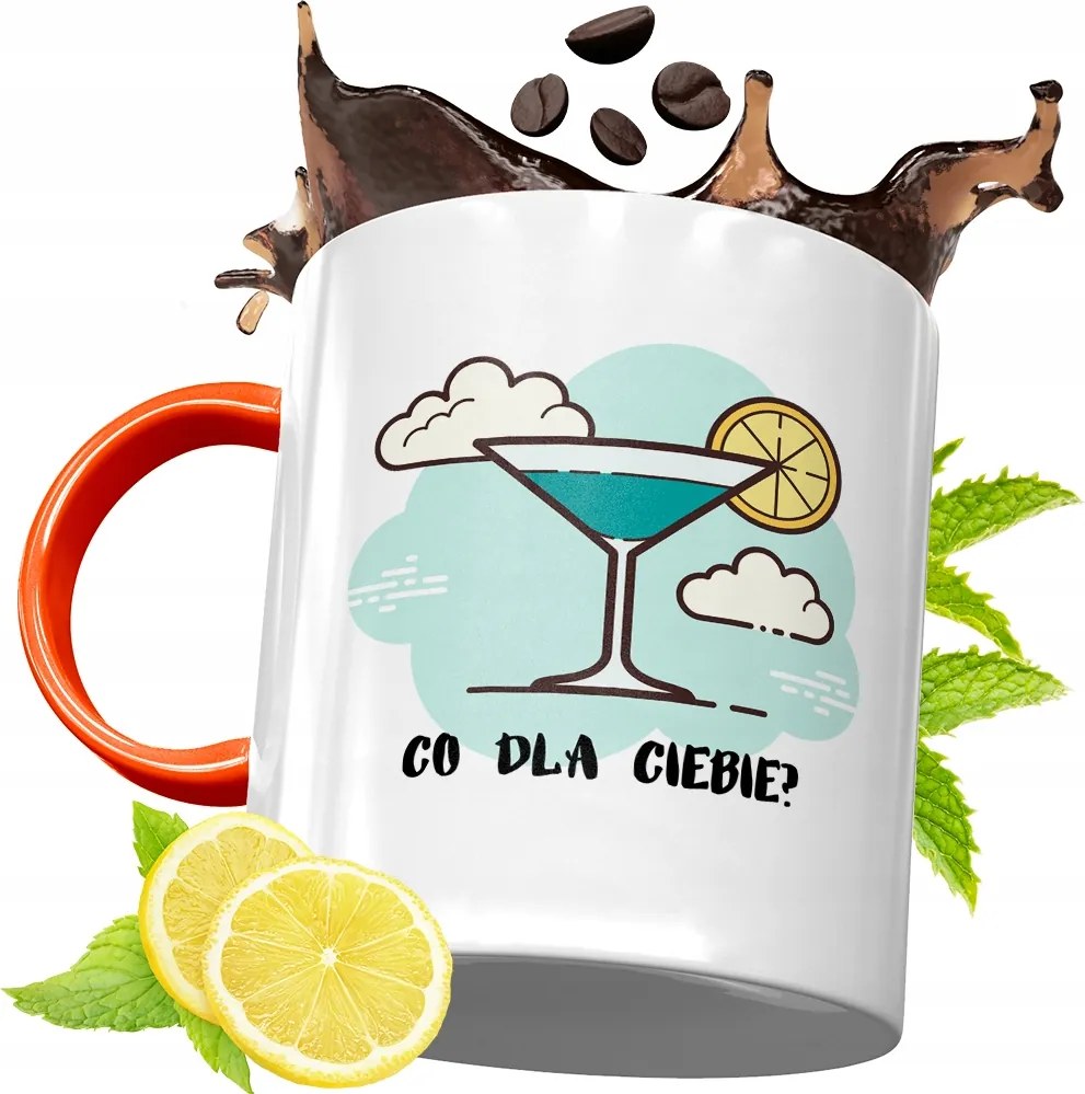 Narancssárga Bögre Csaposnak Ajándék fényképes nyomattal