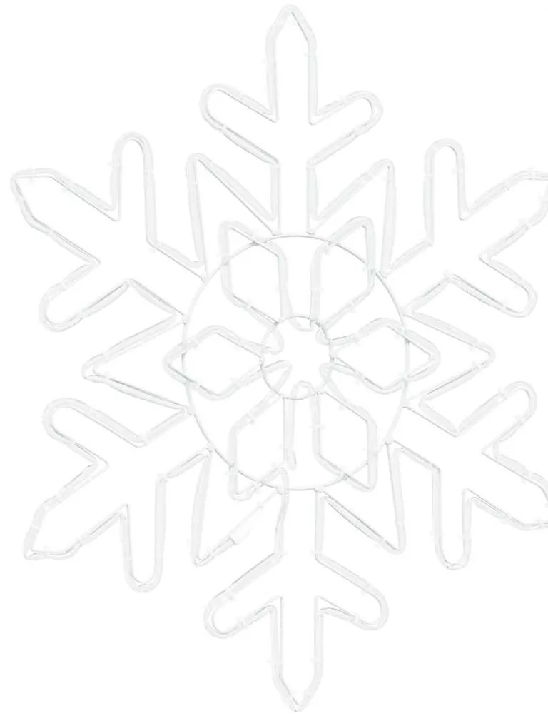 Karácsonyi Hópehely 156 LED-del Kék 55,5 x 55,5 x 0,75 cm PVC