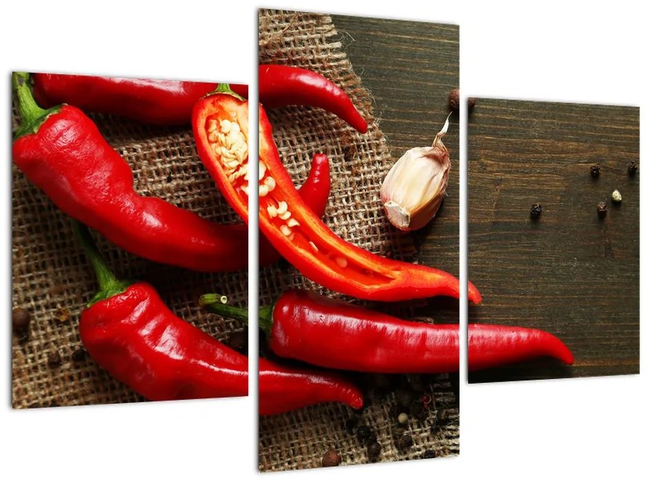 Kép - chili, paprika (90x60cm)