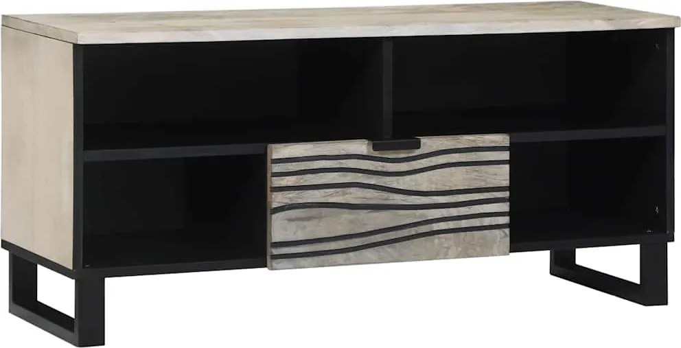 vidaXL TV egységek fiókkal Fehér 105 x 33 x 46 cm Faanyag