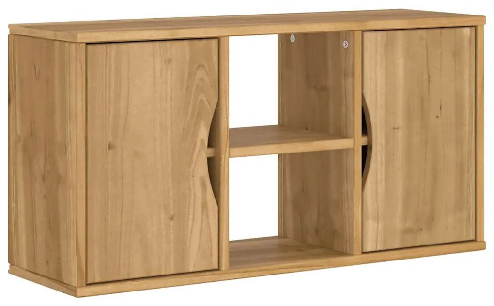 ODDA tömörfa fenyőfa TV szekrény 79x24x40 cm