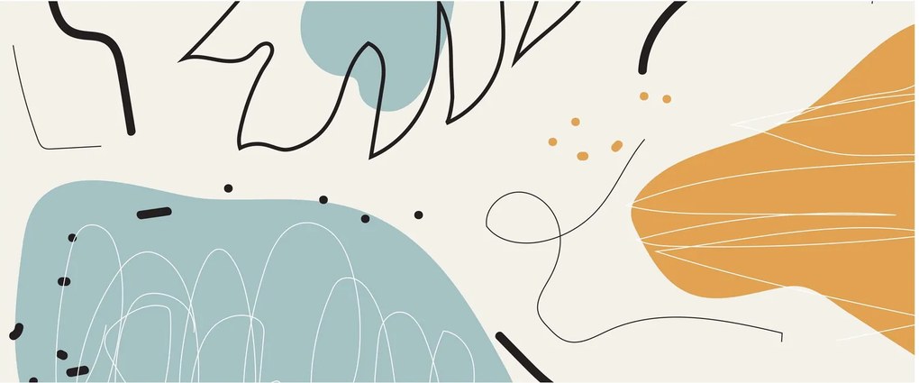 Kép - Levél illusztráció (120x50 cm)