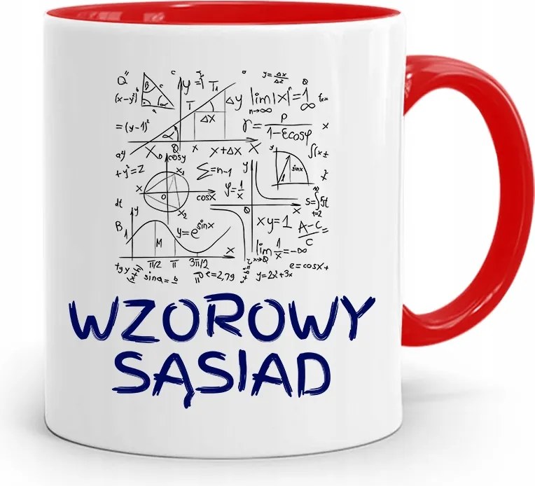 Szomszédnak Piros Ajándék Bögre fényképes nyomtatással