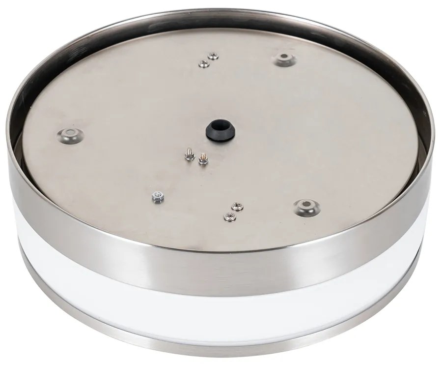 Modern kültéri mennyezeti lámpa acél 28 cm IP44 - Flavi