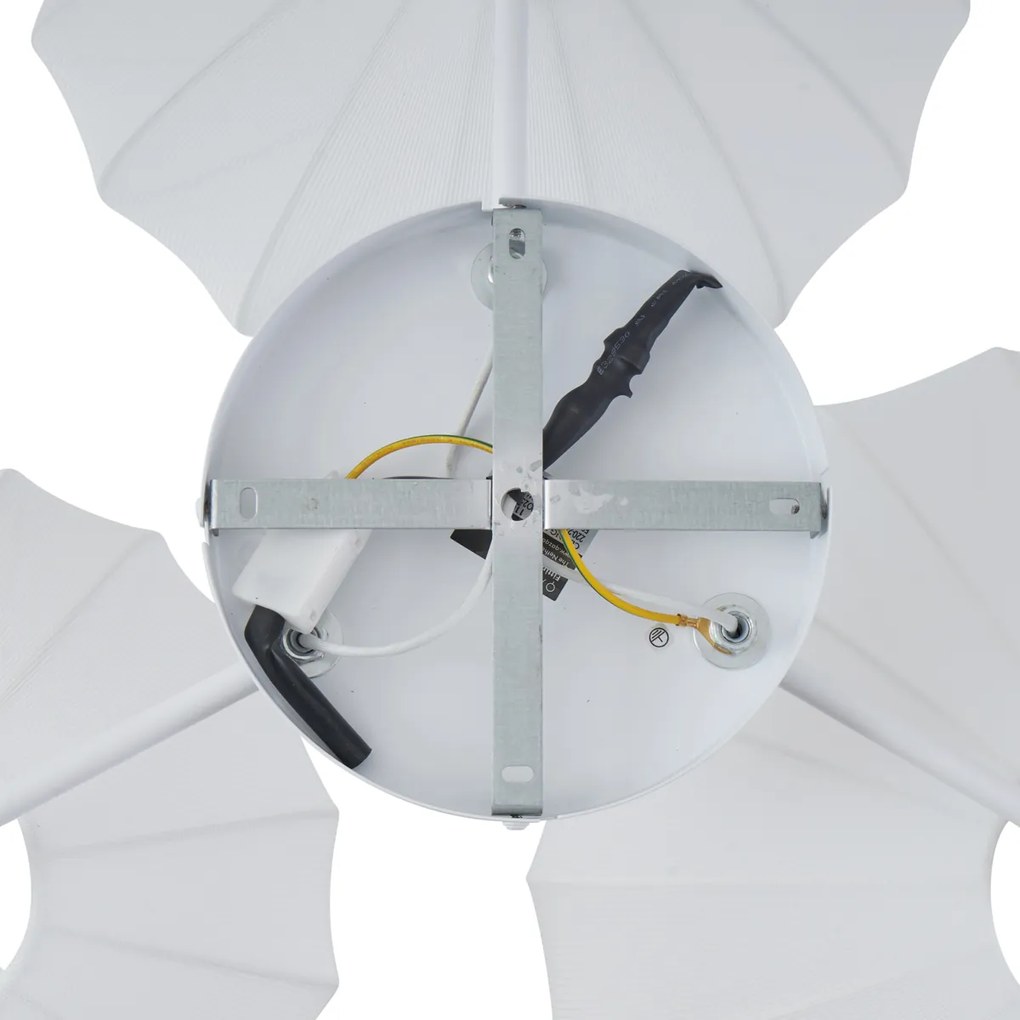 Japandi mennyezeti lámpa fehér 3-lámpás - Multi Bida