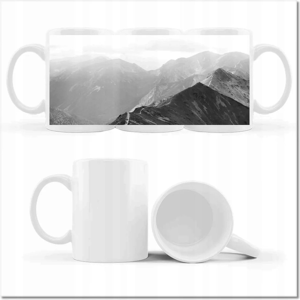 Fotó bögre Tátra Lengyel hegyek Kilátás