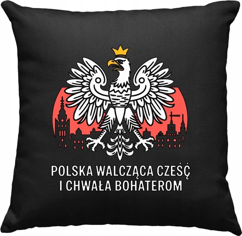Párna lengyel hazafi Poland sas fekete