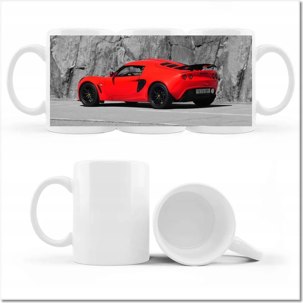 Fotó bögre Piros Lotus