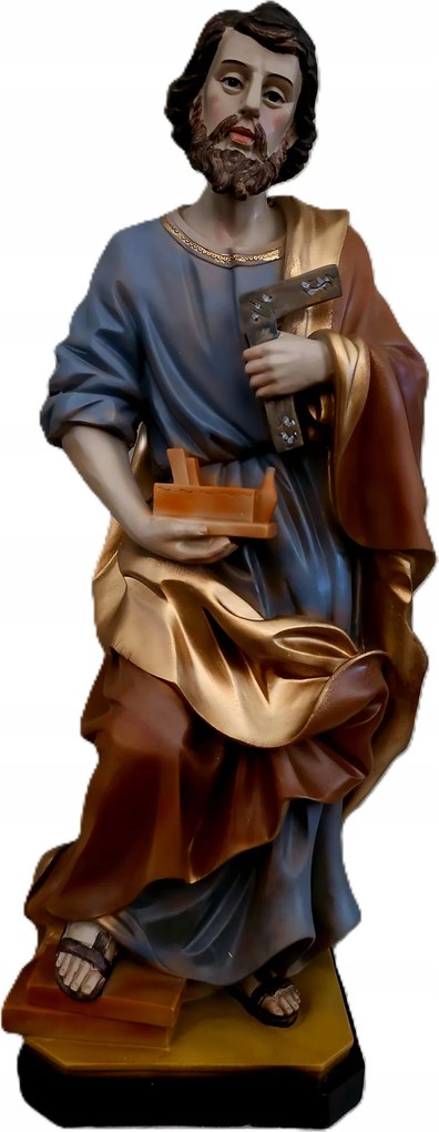 Figura Karácsonyi Betlehem Figura Szent József Ács Magasság 50,3 CM