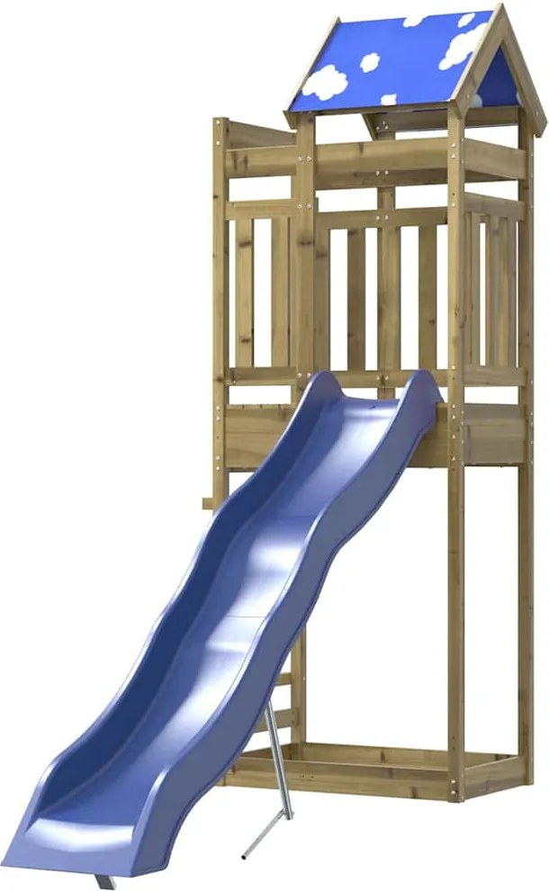 vidaXL impregnált fenyőfa kültéri játszószett