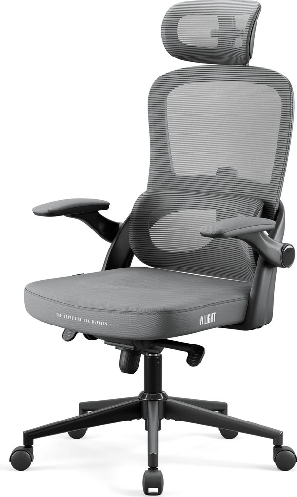 Ergonomikus irodai szék szürke Normal Size: Diablo V-Light