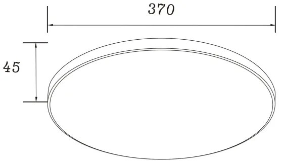 Zuma Line WM-C7300-S-G - VERI LED mennyezeti lámpatest, 32 W, 230 V, Ø 37 cm, arany