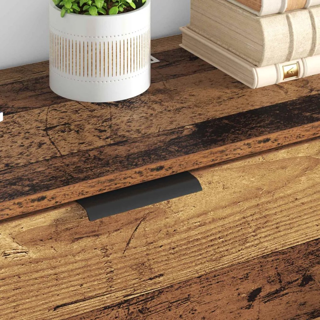 Széf fiókkal 3 pcs Öreg fa Faanyag