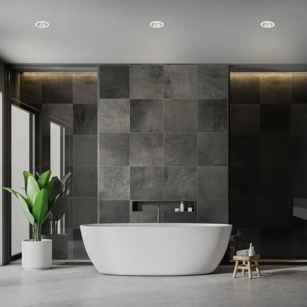 Briloner 7041-036 - KÉSZLET 3x LED Fürdőszobai beépíthető lámpa LED/4,9W/230V fehér