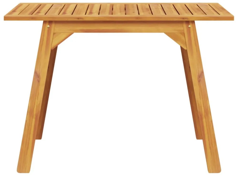tömör akácfa kerti étkezőasztal 110 x 56 x 75 cm